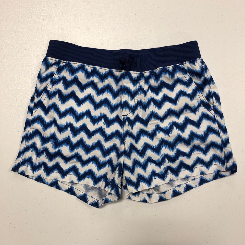 est. 1989 Place Girls Youth Pull On White Blue Shorts size 10